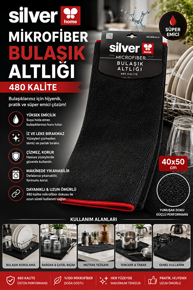 Microfiber Dish Mat