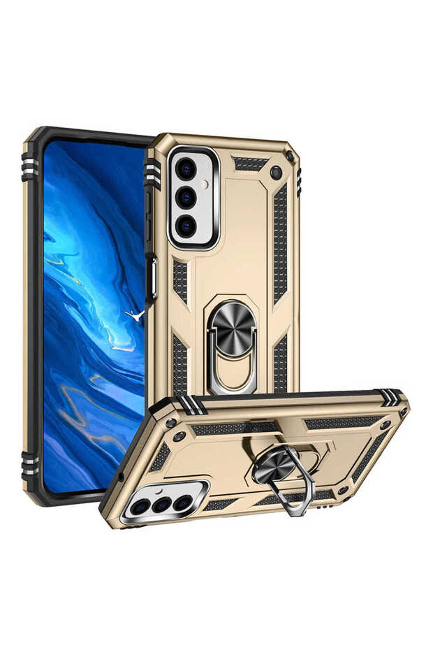 Galaxy M23 Case Camera Protector Magnetic Stand Tank Protection Brsa