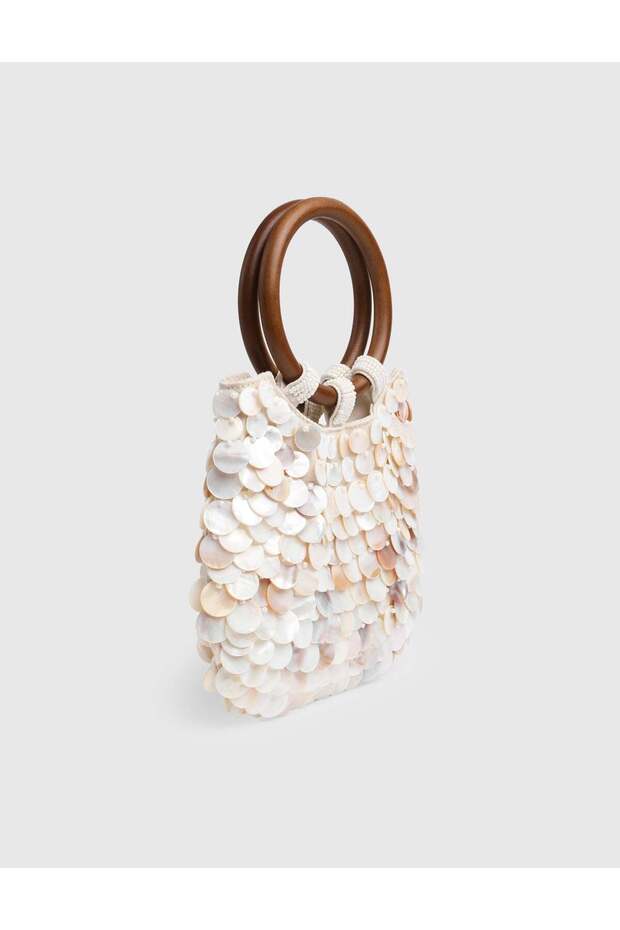Aleid Stone Women's Cream Handbag
