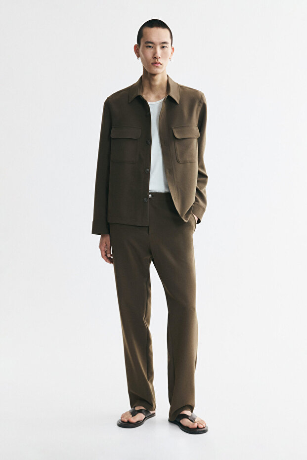 Gabardin Pantolon Regular Fit