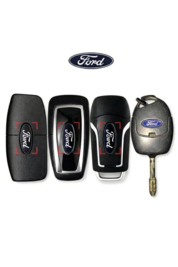 Ford Fiesta Fusion Connect Transit Control Key Logo Drop Sticker Ellipse 17 X 7 4Pcs