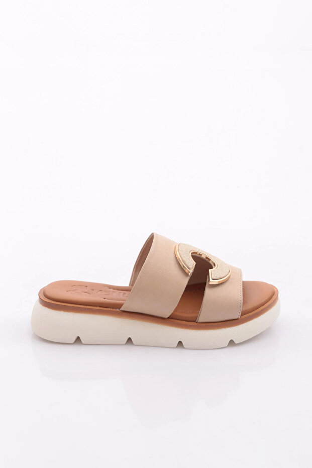 26025608Y Women's Leather Slippers