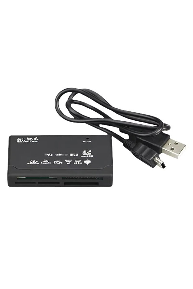 قارئ بطاقات ذاكرة متعدد الوظائف kebidumei، سرعة 480 ميجابت في الثانية، قارئ بطاقات خارجي USB لبطاقات SD وSDHC وMMC وM2 وMS X