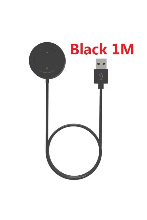 black 1m USB Charging Cable for Mi Watch Color Sports Dock Magnetic Charger Adapter Stand for S1 Ac