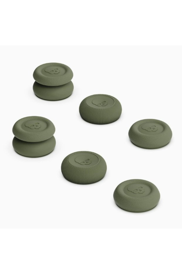 Green XBTG-OD Skull & Co. Joystick Cap Thumb Grip Set FPS CQC Thumbstick Cover for Xbox Series X/S G