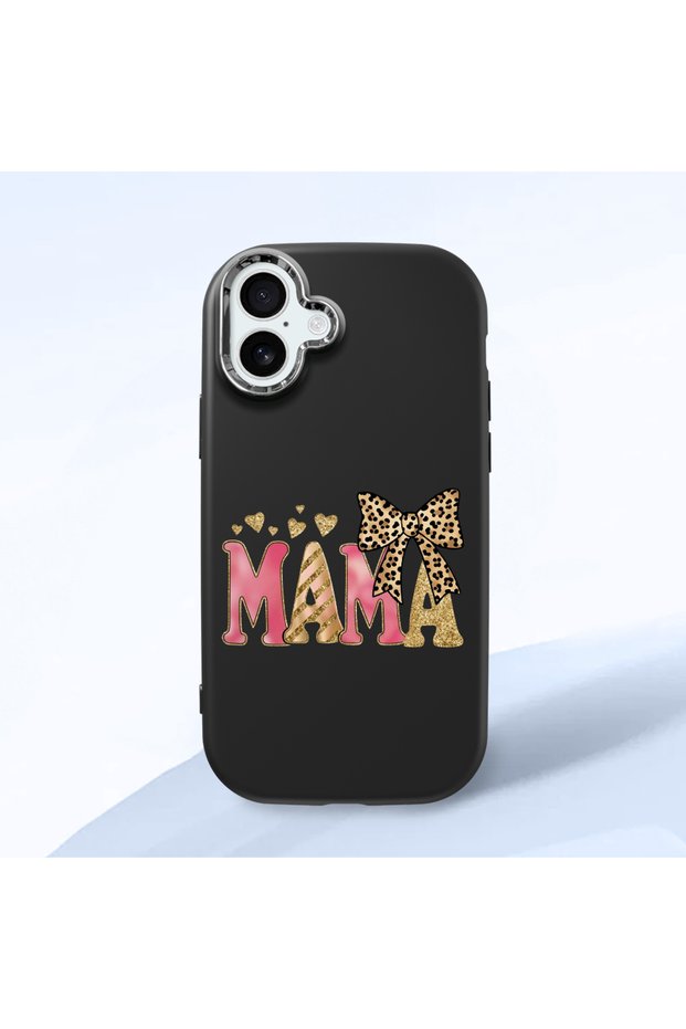 Black Silicone Case Compatible with iPhone 16 Plus with Shock-Absorbing Camera Protections