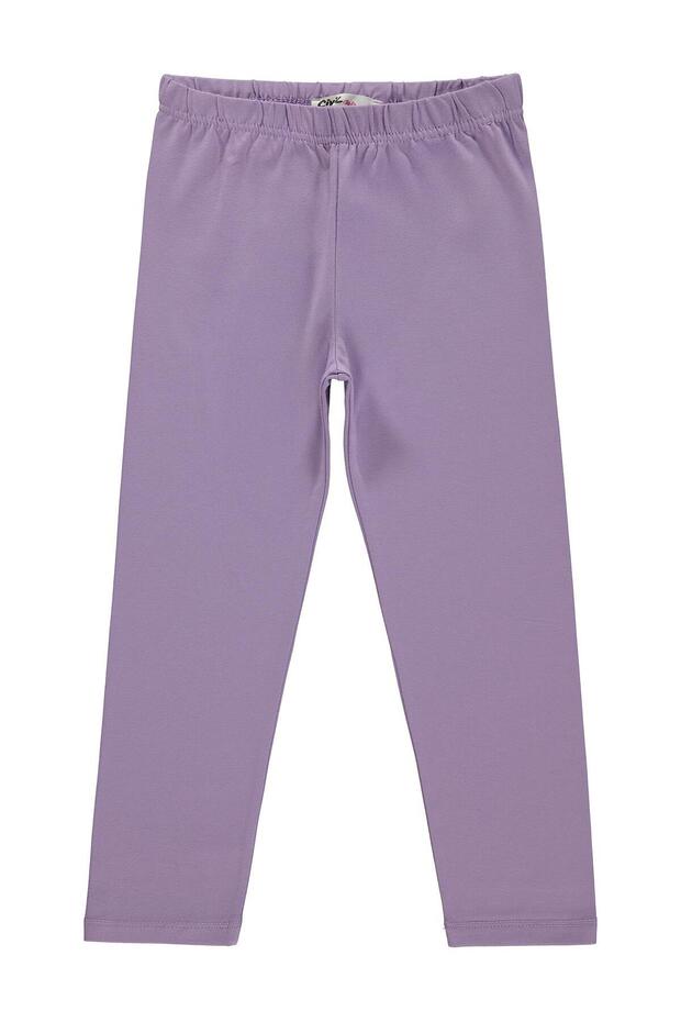 Basic Leggings for Ages 6-9 - Lilac