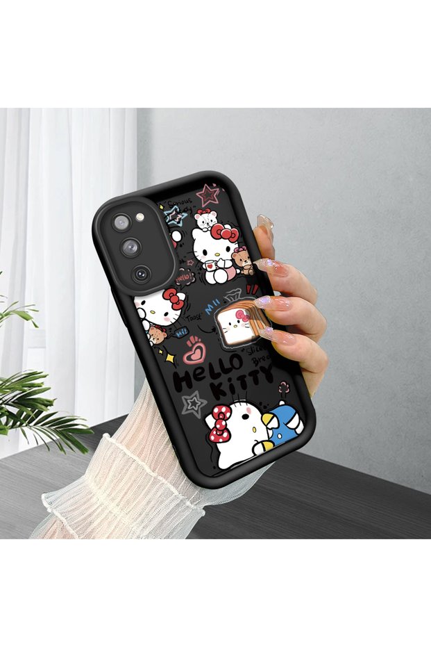 Samsung Galaxy S20 Fe 4G/5G Compatible Black Silicone Case Shockproof with Camera Protection