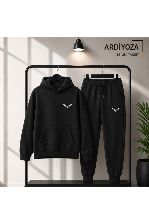 Wing Printed Tracksuit Sweat Suit (Sweat-Tracksuit)