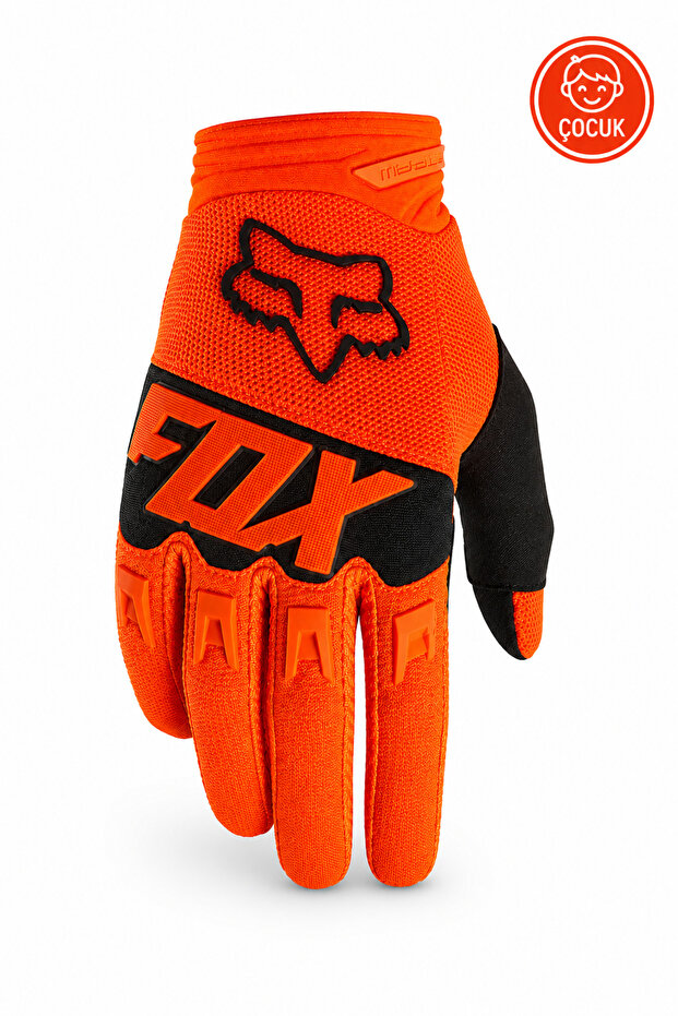 Dirtpaw Kids Orange Black Gloves
