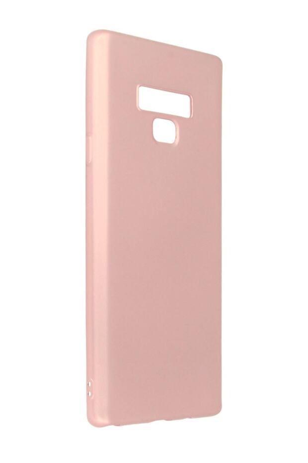 Compatible Case for Samsung Galaxy Note 9 Yumauaşk Colorful Flexible Premium Rubber Silicone - Rose Gold