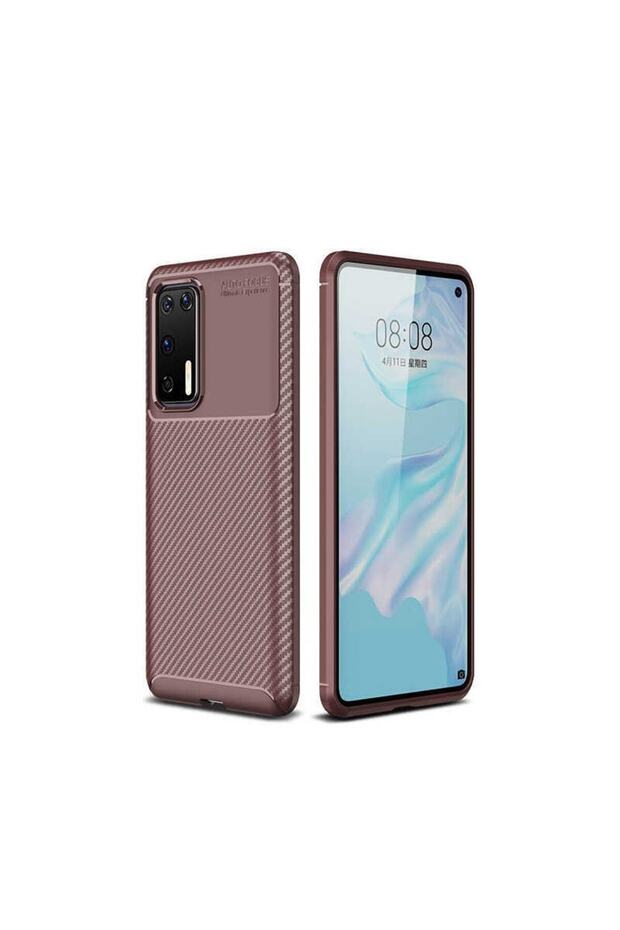 Case Carbon Design Cover for Huawei P40 Mobile Phone