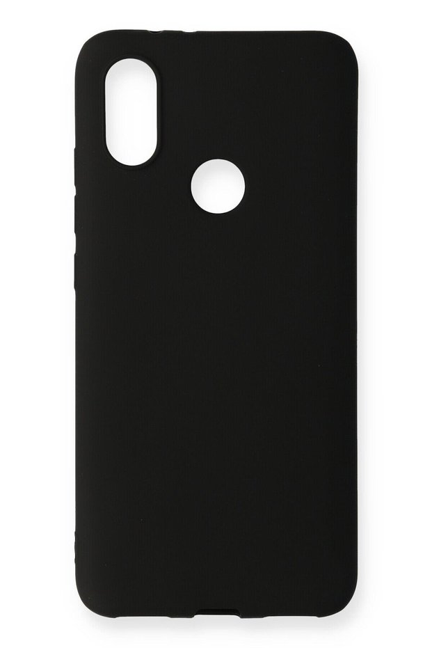 Compatible Case for Xiaomi Mi A2 Yumauask Colorful Flexible Premium Rubber Silicone - Black