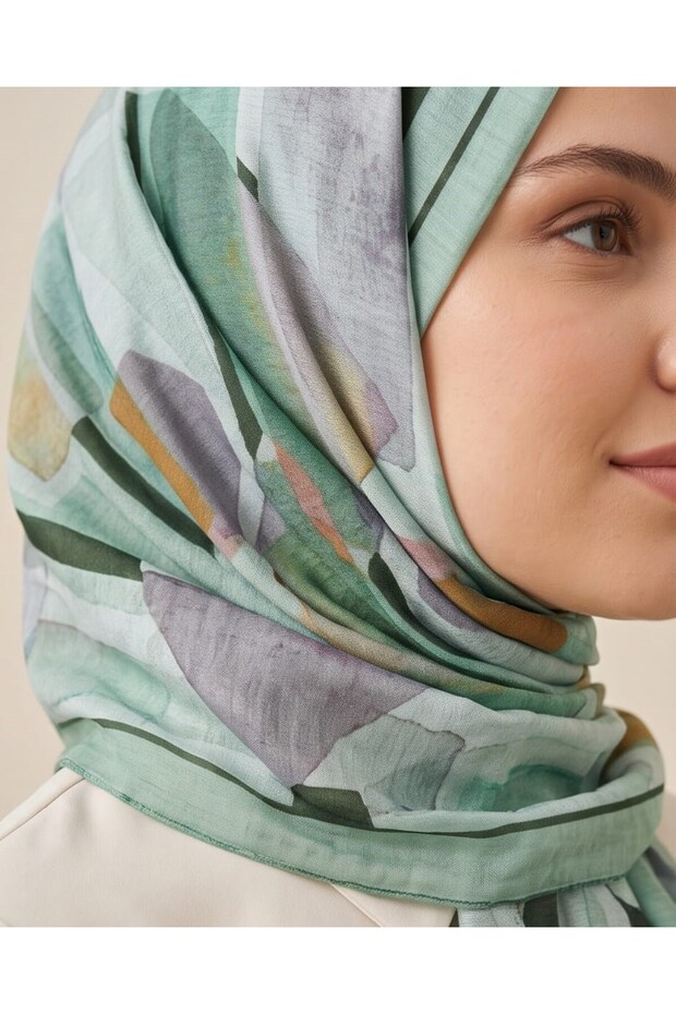 وشاح نرجس شال طبيعي
