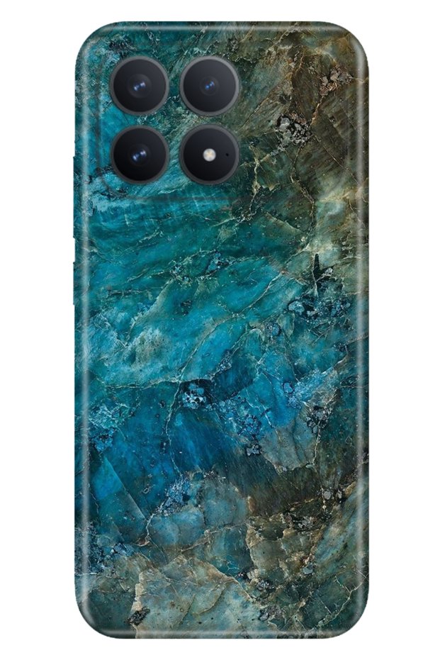 Poco F8 Pro 6.59" Case Colorful Silicone Printed Tpu Blue Marble