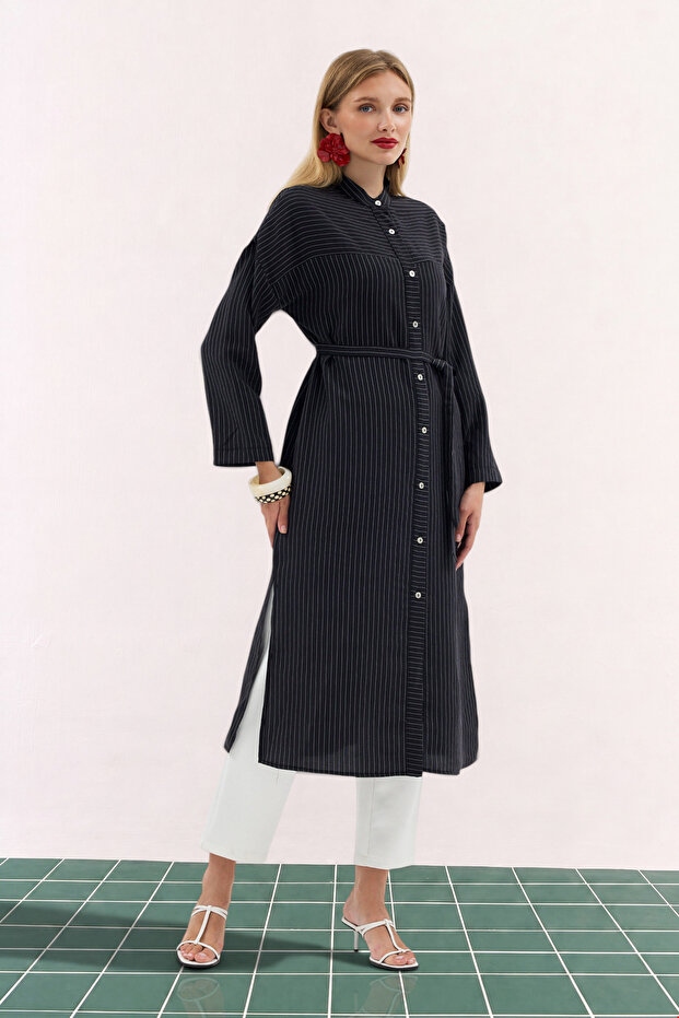 Striped Shirt Black