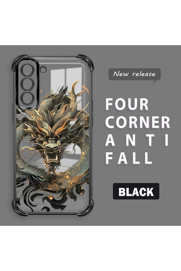 Samsung Galaxy S21 Fe 5g Compatible Transparent Back Four Corners Reinforced Impact Protection Silicone Case