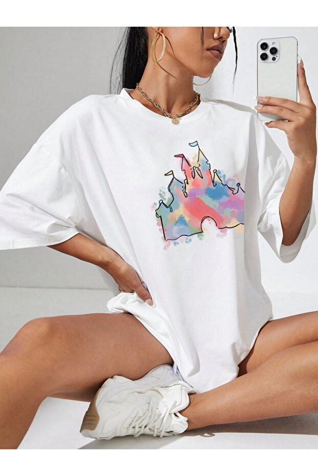 Unisex Printed oversized T-shirt