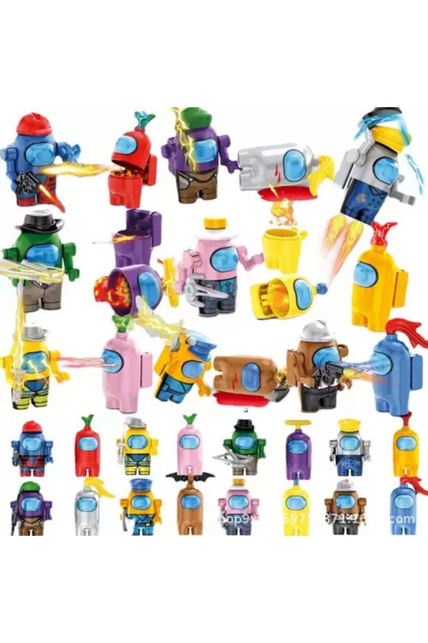 Bandai 16psc Building Blocks, Children's Toys, Cartoon Characters, Dolls, Toys, Mini Figures, Dolls,
