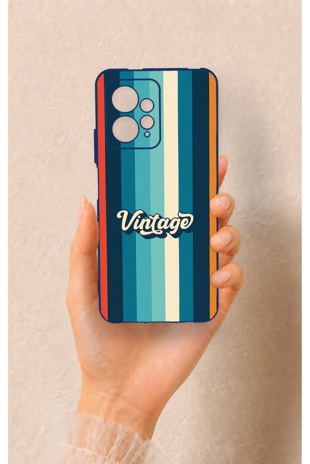 Redmi Note 12 4g Compatible Vintage Patterned Silicone Case