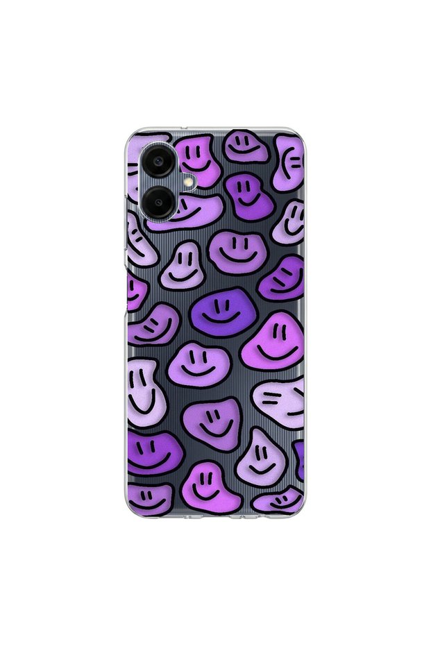 Samsung Galaxy A06 Compatible Wallpaper 6 Design Transparent Case