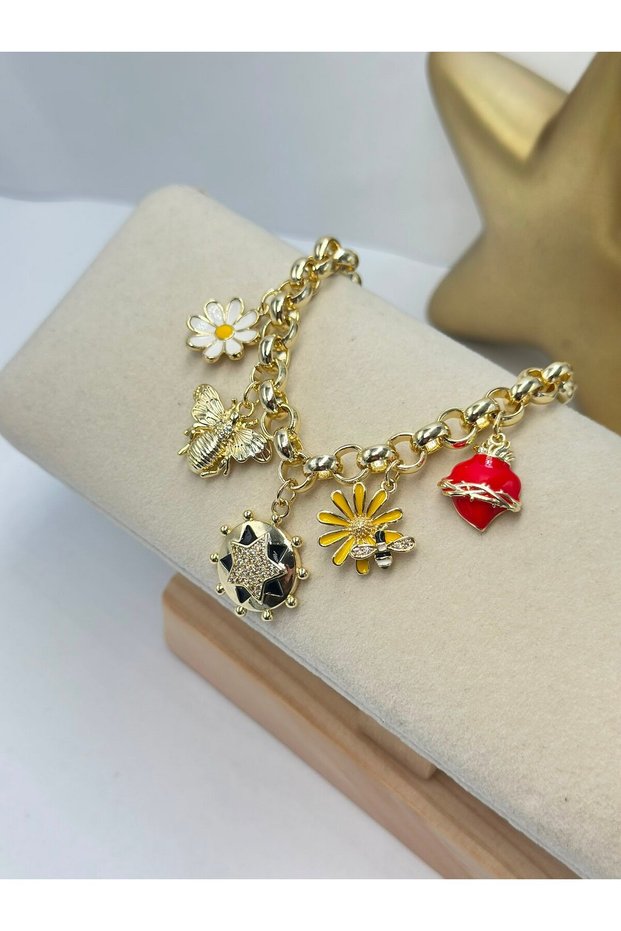 Summer Luck Charm Bracelet (Steel)