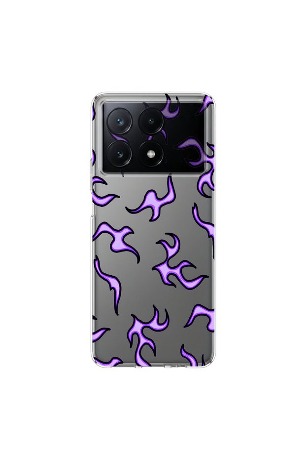 Poco X6 Pro Compatible Wallpaper 3 Design Transparent Case