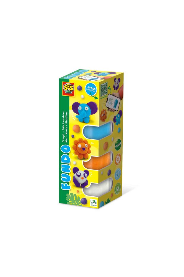 Creative plasticine Top Bottom Set , Creative, Wild animals, Multicolor