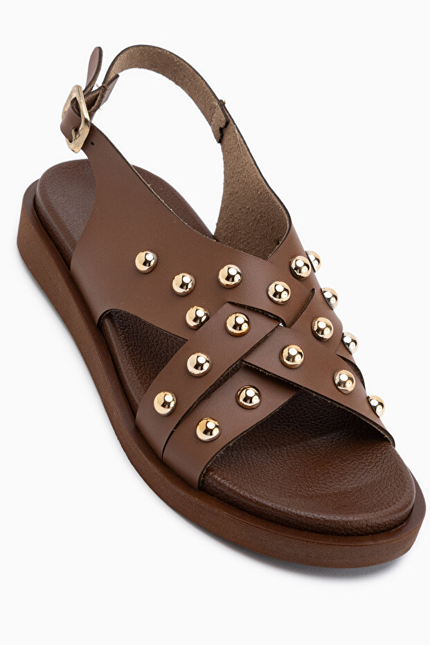 Lucina Taba Cross-Strapped Women's Sandals