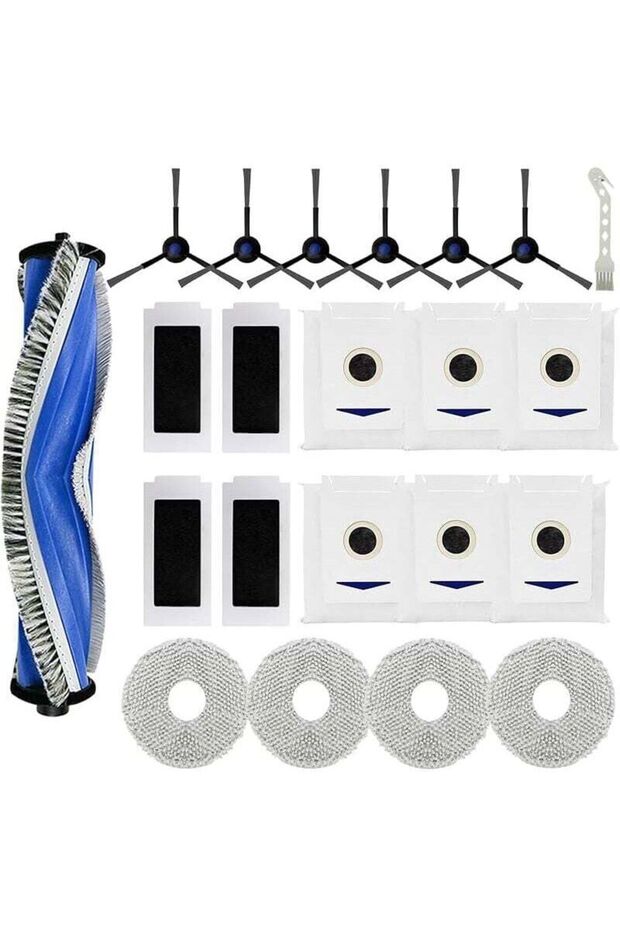 A 22-piece replacement kit for the ECOVACS DEEBOT T30 PRO OMNI / T30 OMNI robotic vacuum cleaner, including 1 main brush and 4 mop pads.