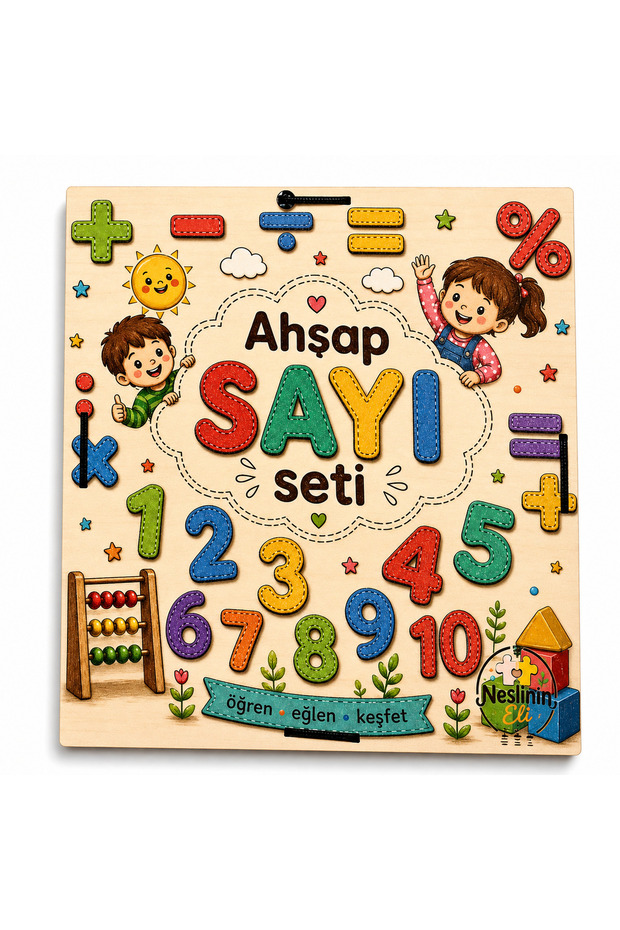 Ahşap Sayı Seti