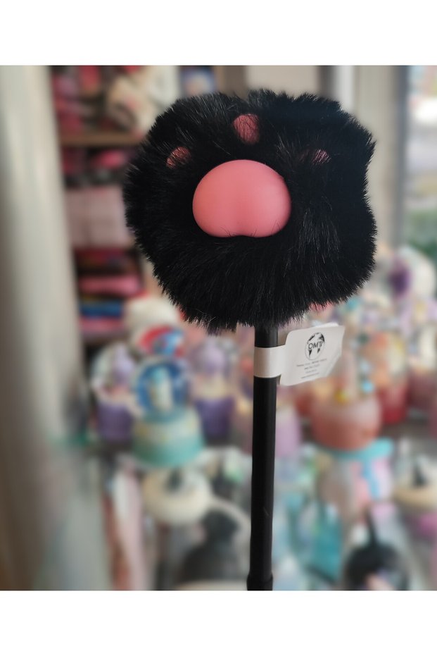 Pom Pom Plush Ballpoint Pen with Paw Print (1 Piece) Yb9895858