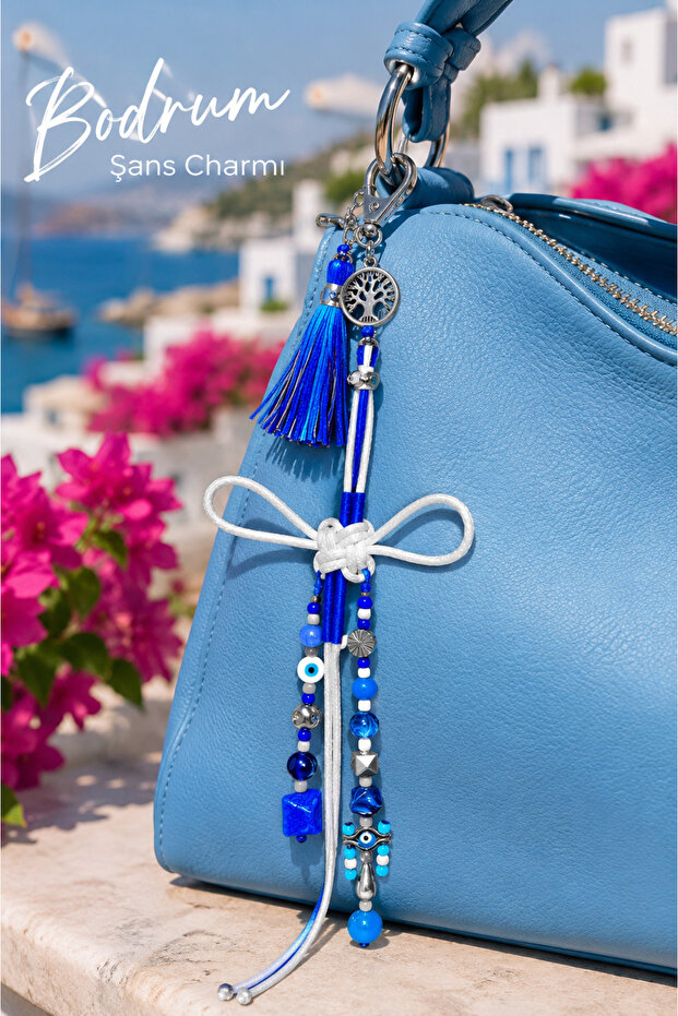 Bodrum Luck Charm - Tree of Life and Tassel Detailed