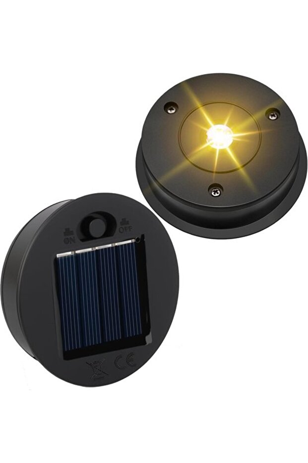 Replacement Solar Lantern - 7cm - Black - With Motion Sensor