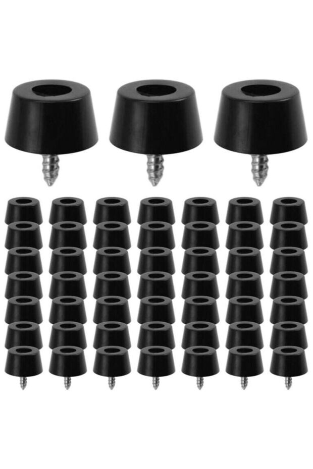 52-pack of cutting board rubber feet (0.31 x 0.59 inches) to prevent scratches on chairs and other furniture.