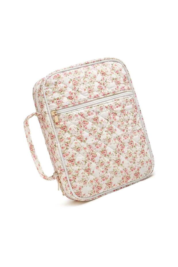 Lightweight zippered cotton book cover - waterproof design, suitable for storing books and other items, home study, and portable storage.