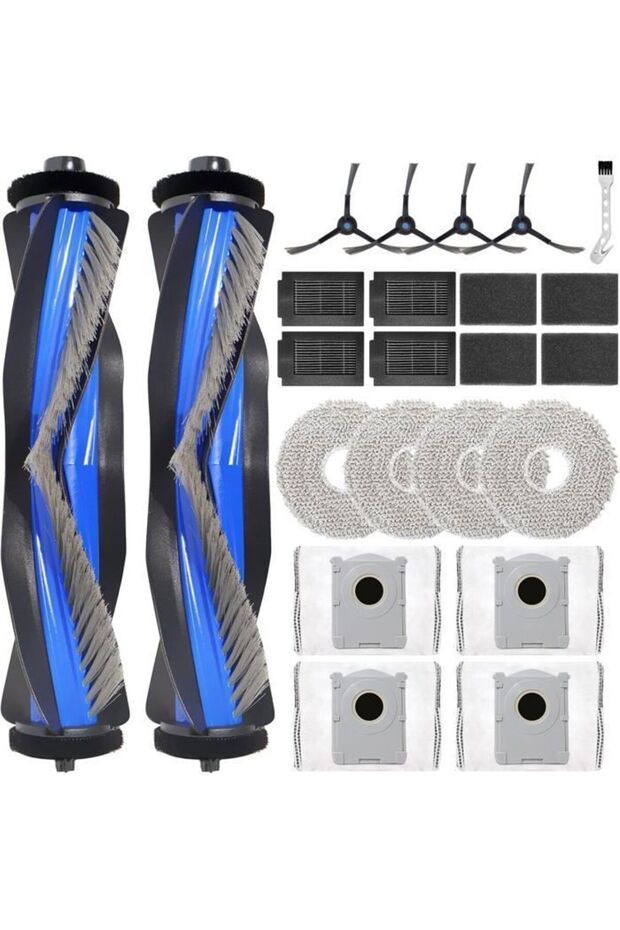 19-piece replacement kit for Geschikt voorEcovacs Deebot T50 Max Pro Omni / T50 Max Omni robotic vacuum cleaners