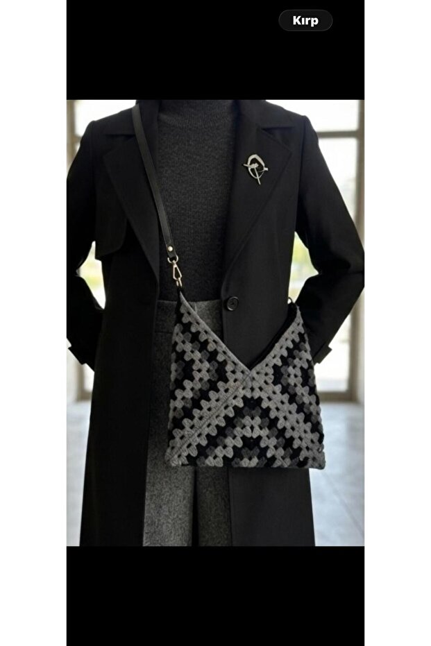 Women's Crochet Knitted Shoulder Bag