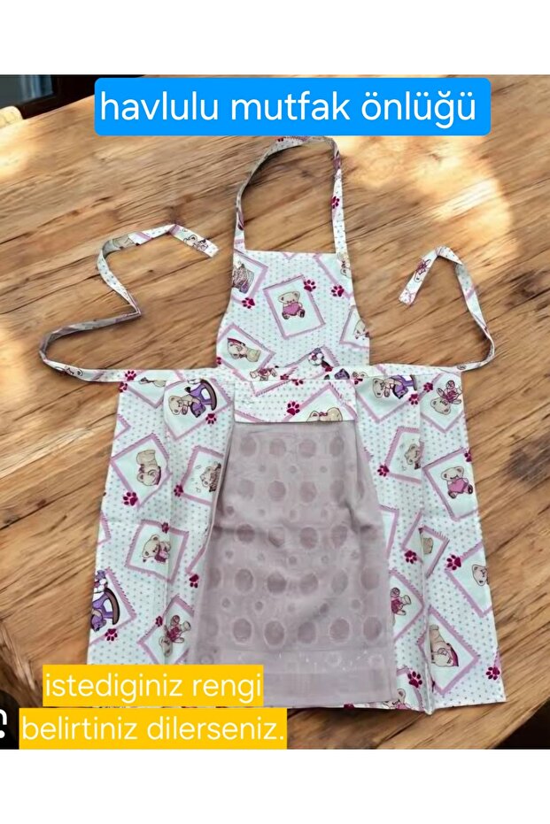 Havlulu Kitchen Apron
