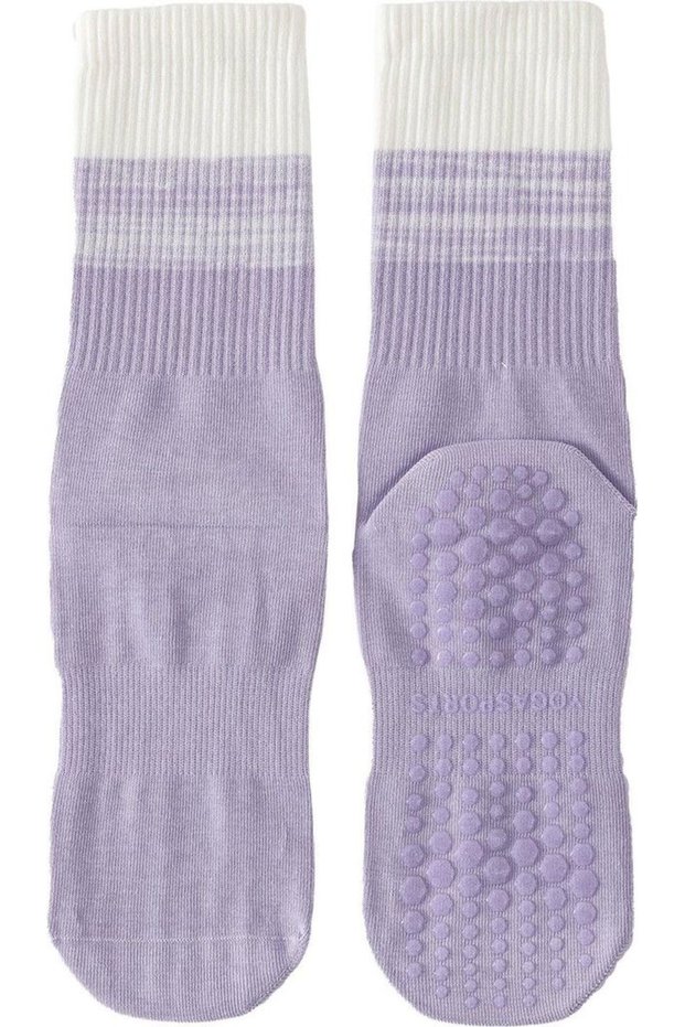 3-Pair Non-Slip Cotton Yoga & Pilates Socks for Fitness, Dance & Aerobics