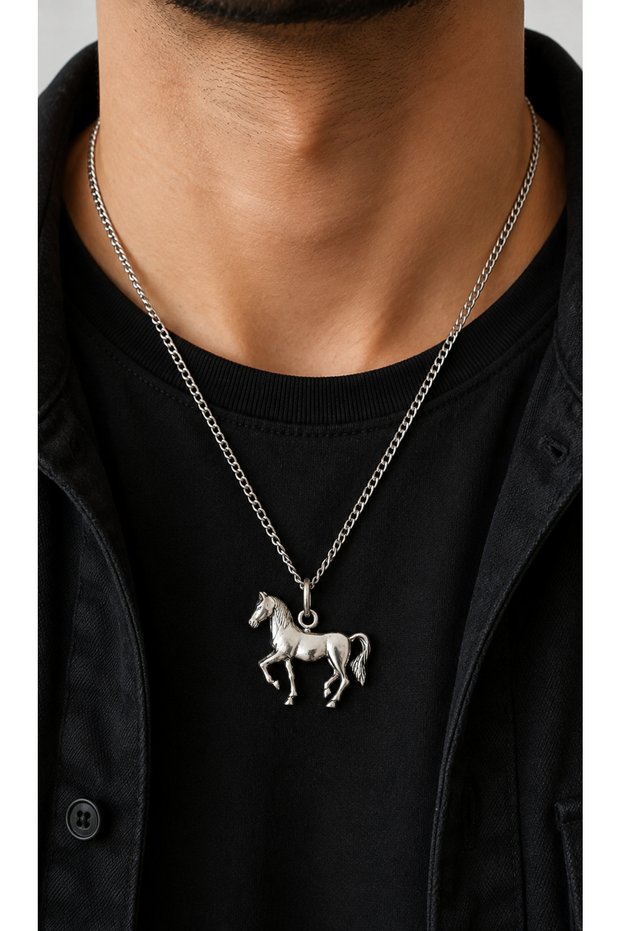 Elegant Horse Figured Necklace – Stylish Animal-Themed Necklace for Everyday Use