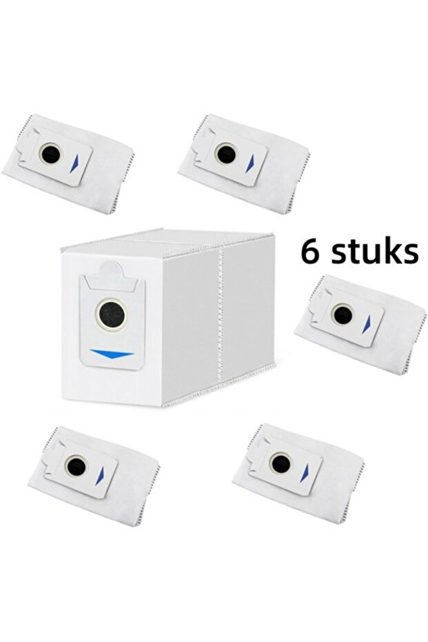 6 vacuum cleaner dust bags, suitable for Ecovacs X2 / X2PRO, X2OMNI, X5 / X5 PRO, X5 MAX / X2S (12.5 x 20CM)