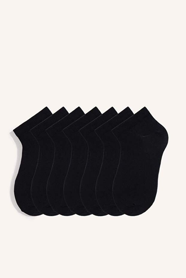 Men's 7-Pack Cotton Booties Socks I2943Axns