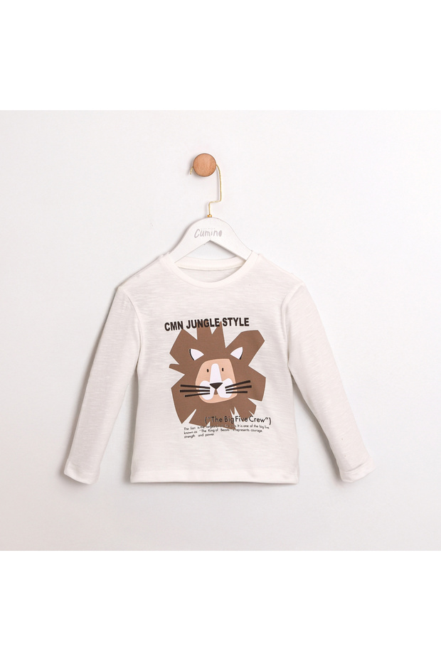 Baby Boy Bear Printed Bodysuit