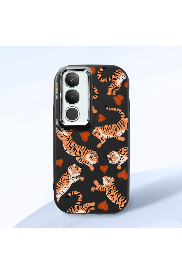 Vivo Y29 5g Compatible Shock-Absorbing Camera Protected Black Silicone Case
