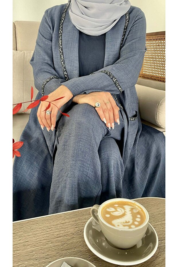 Blue Voyage Abaya