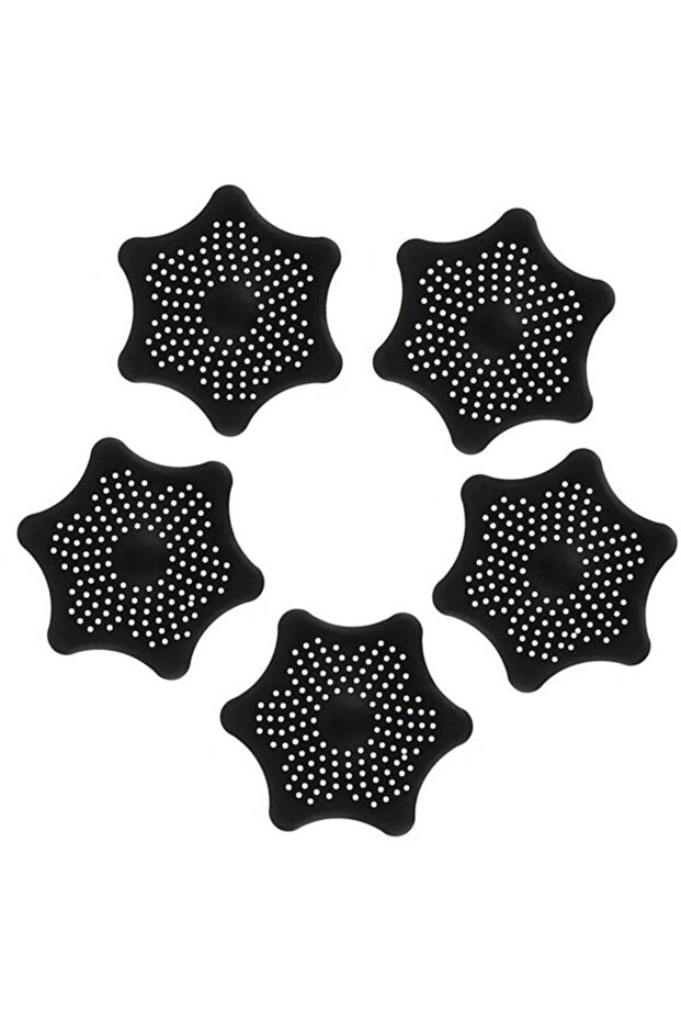 5-piece hexagonal star-shaped filter anti-clogging set