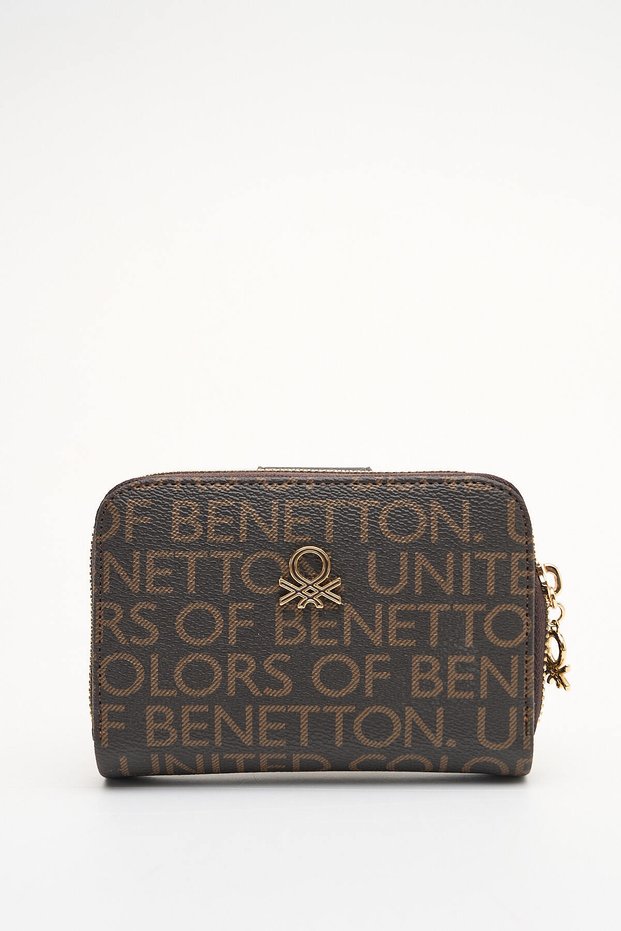Benetton Women's Wallet Brown-Brown Bnt1905