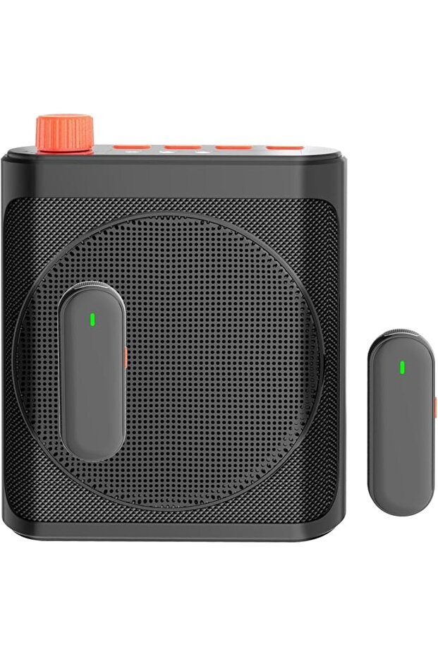 Wireless Voice Amplifier with Lavalier Microphone | Mini Portable Rechargeable Bluetooth Microphone
