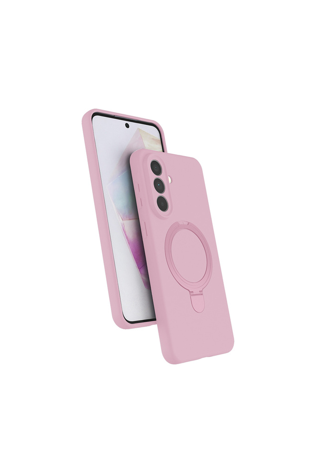 Galaxy A37 Case 360 Degree Rotating Stand Magsafe Camera Lens Protected Silicone